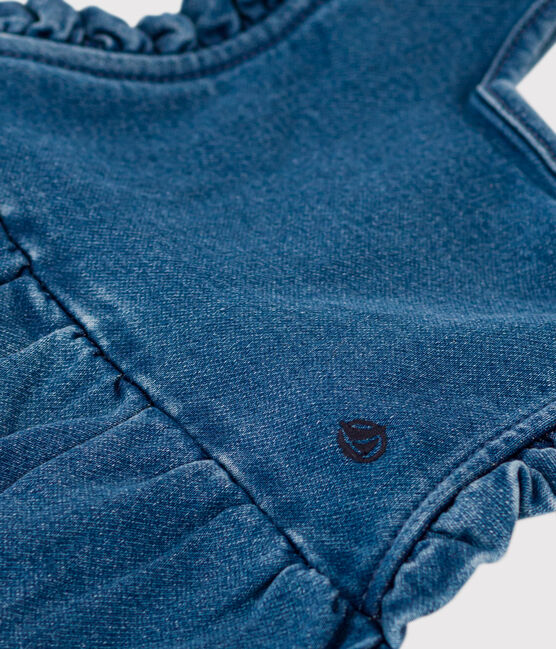 Combinaison en denim bébé.