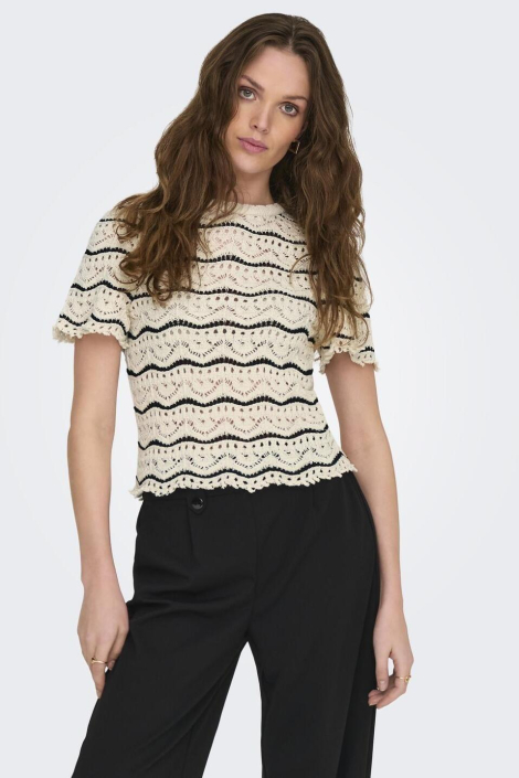 Only beige dames t-shirt