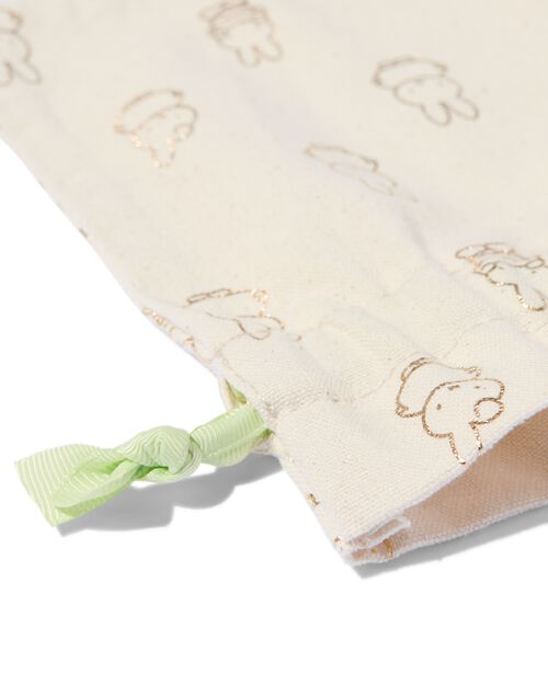 sac cadeau Miffy en tissu S doré