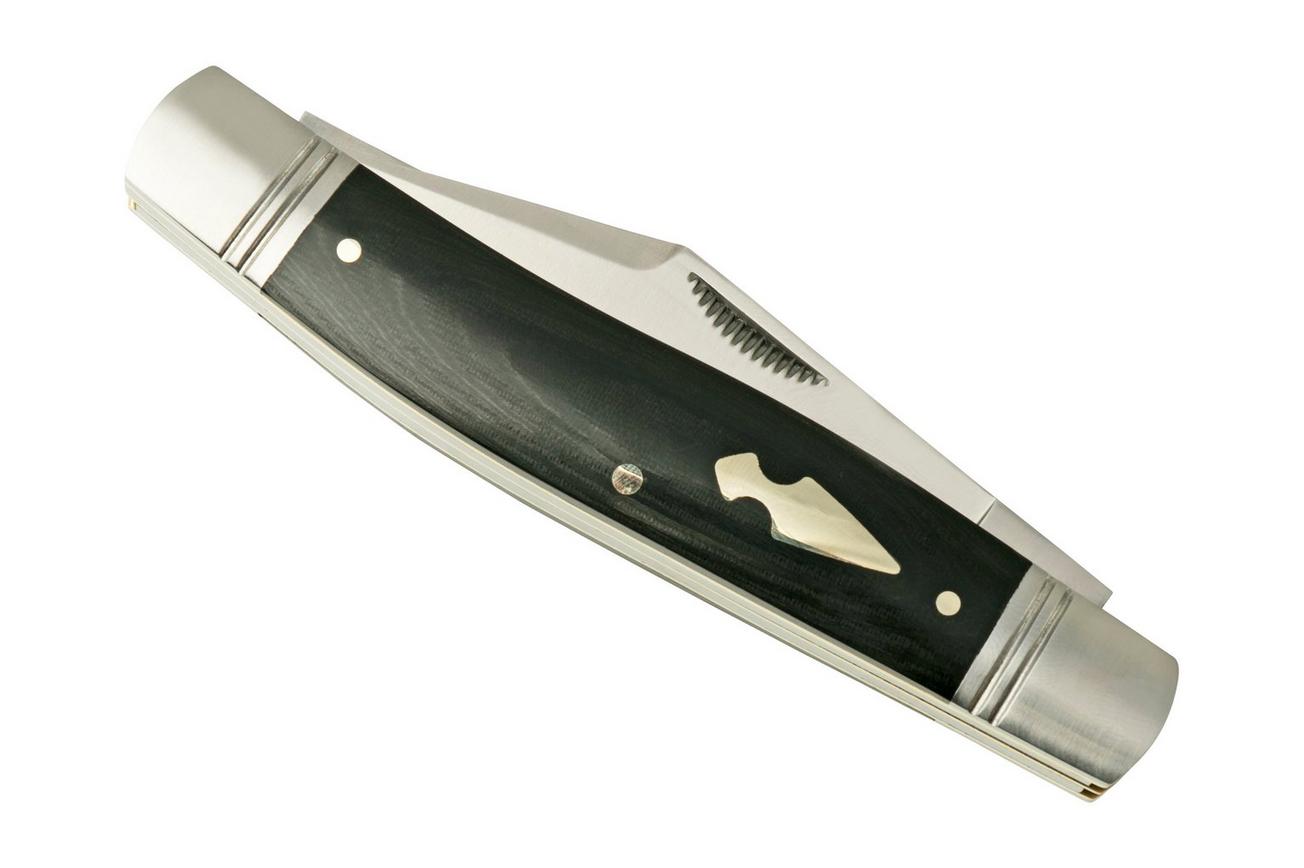 Rough Ryder Reserve Common Stock D2 Black Micarta, RRR008 slipjoint zakmes