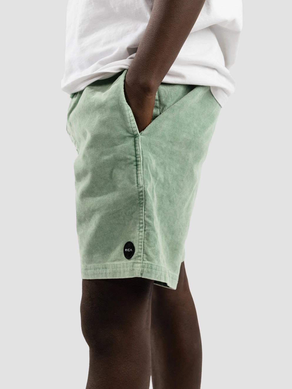RVCA Escape Elastic Cord Shorts green haze
