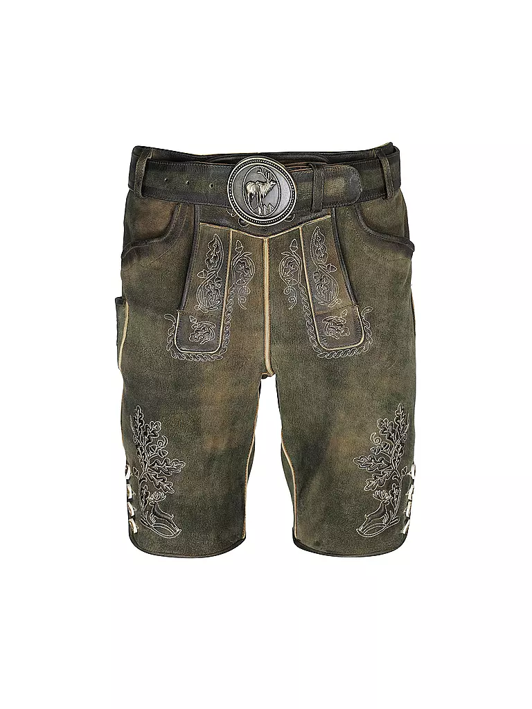 GWEIH & SILK Trachten Lederhose SAMUEL  braun