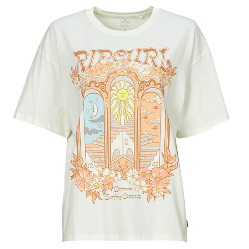 Rip Curl - TROPICAL TOUR HERTIAGE TEE - Beige