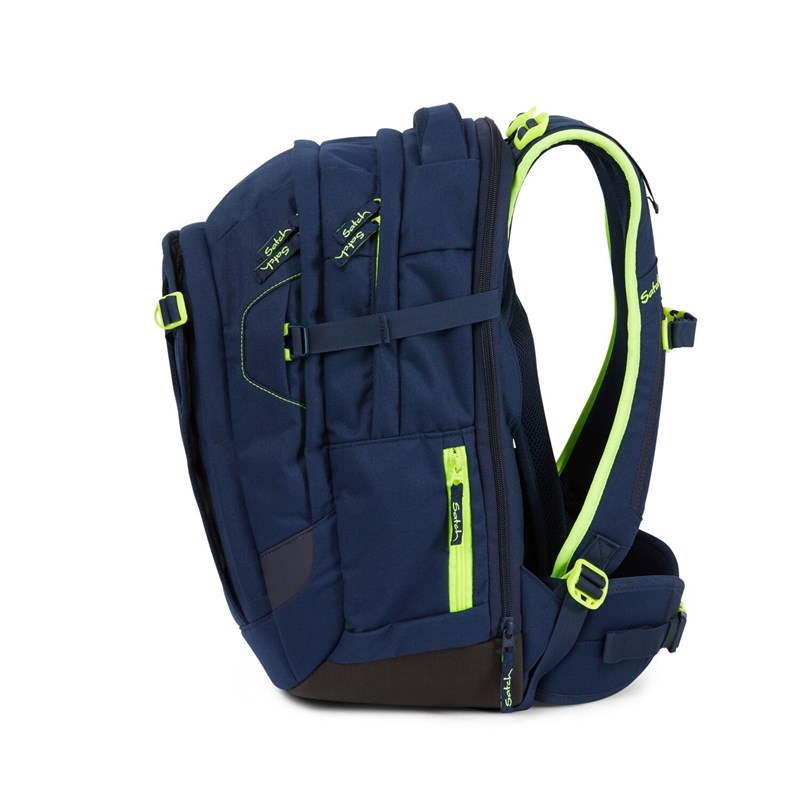 Satch<br>Skoletaske Match Toxic Yellow