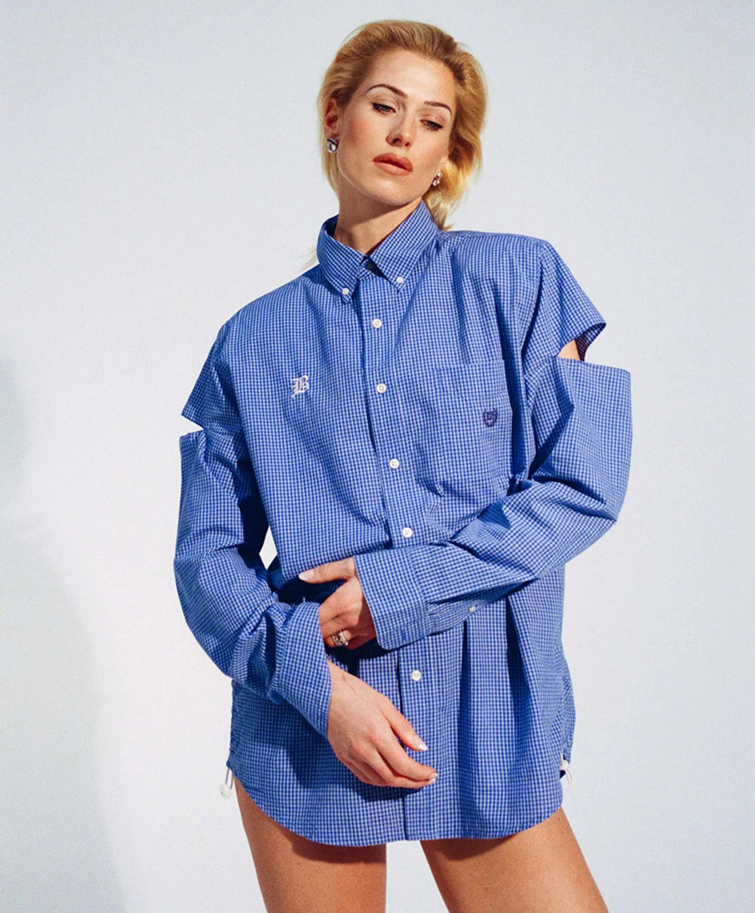 Blaze Amsterdam Dames blouse blauw