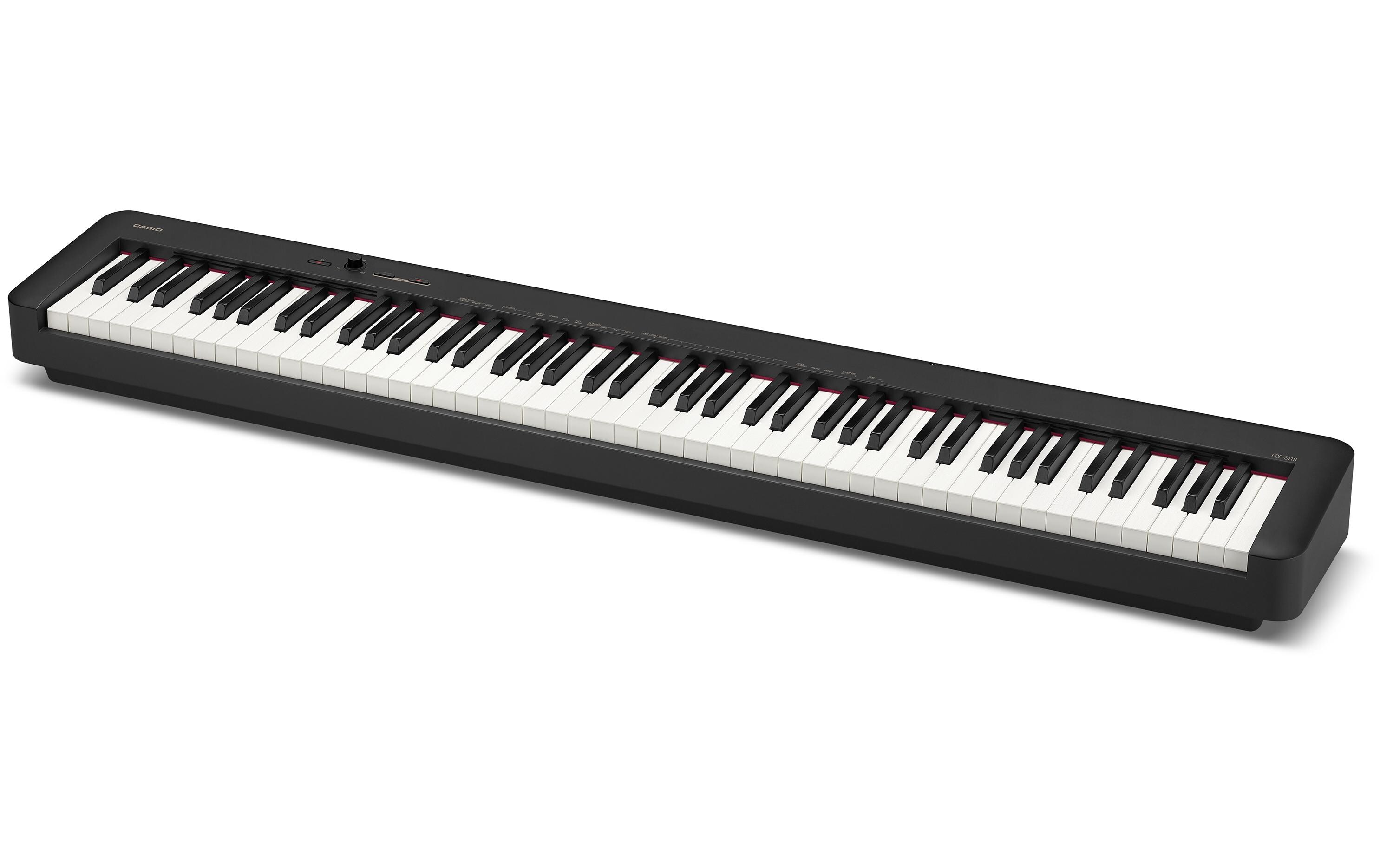E-Piano CDP-S110BK Schwarz<br>Das Einsteigermodell der CDP-S Digitalpiano-Serie mit gewichtetem Scaled-Hammer-Action-Keyboard II mit 88 Tasten