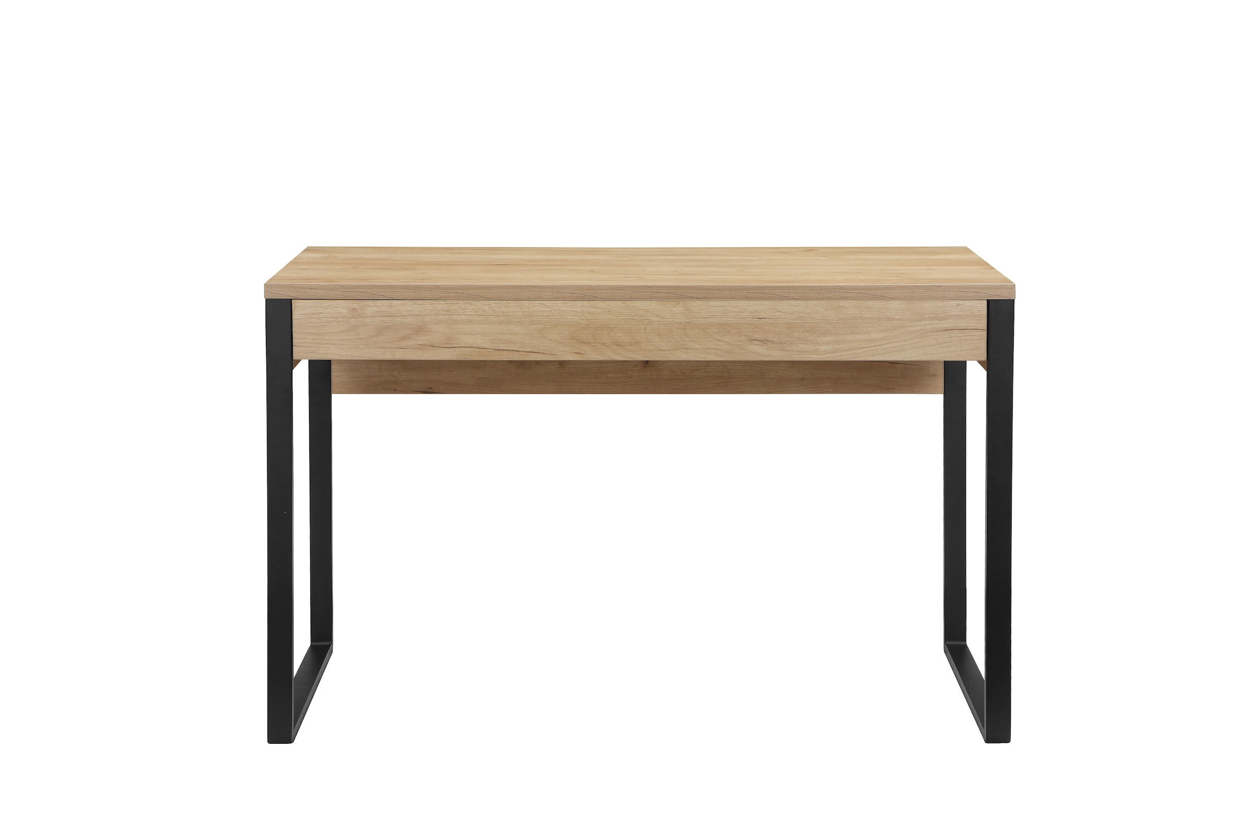 PLACES OF STYLE Schreibtisch »Moid, Computertisch im modernen Design,« Breite 120/140/160 cm, mit Metallbeinen & Schublade