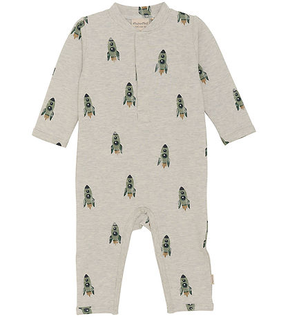 Minymo Strampler - Grey Melange
