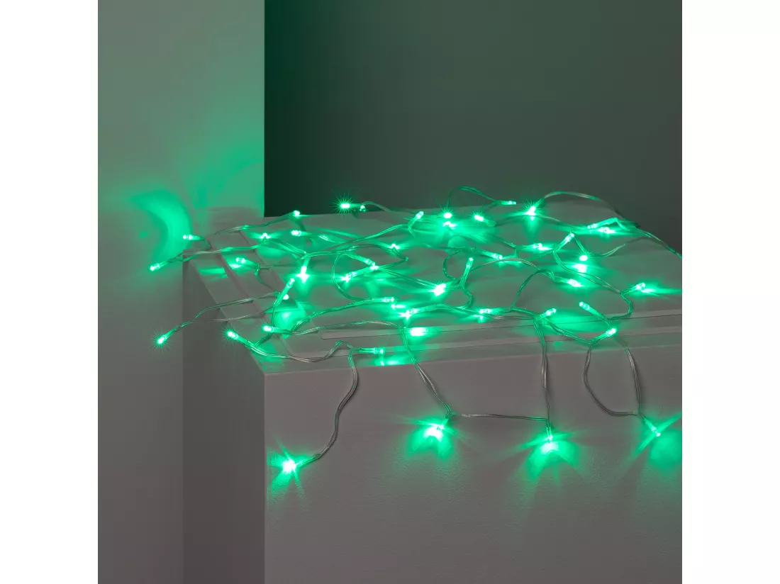 Guirlande LED Extérieure à Piles 5m Vert