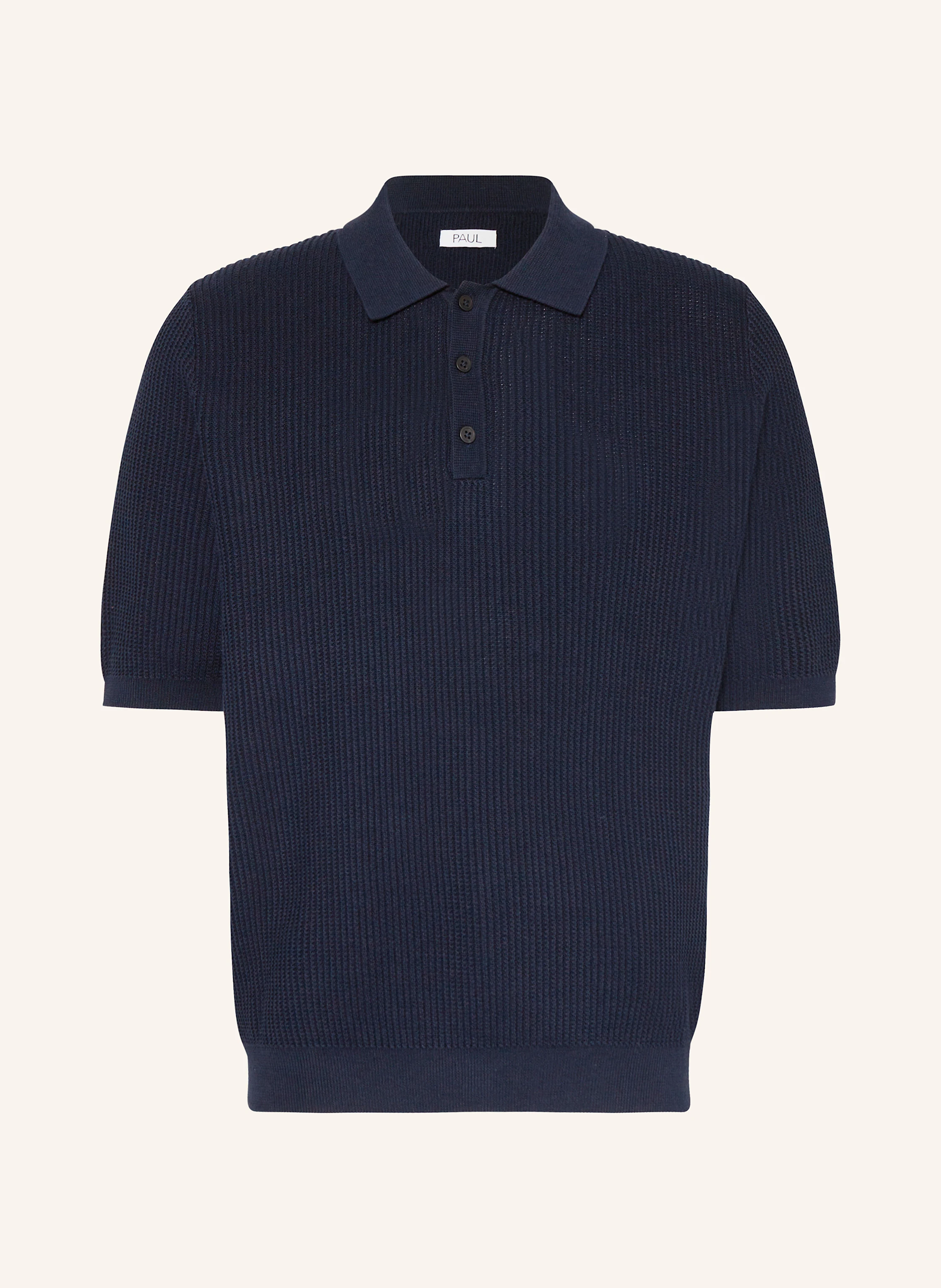 PAUL Strick-Poloshirt