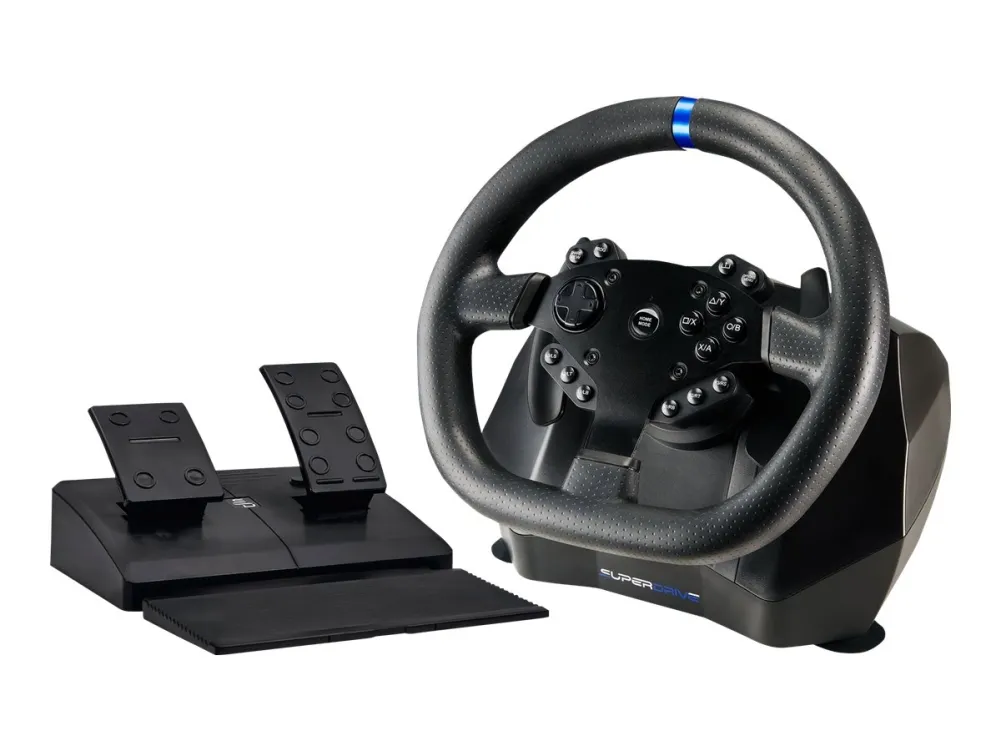 Superdrive SV 950 - Rat og pedalsæt - kablet - for PC, Microsoft Xbox One, Sony PlayStation 4, Microsoft Xbox Series S, Microsoft Xbox Series X