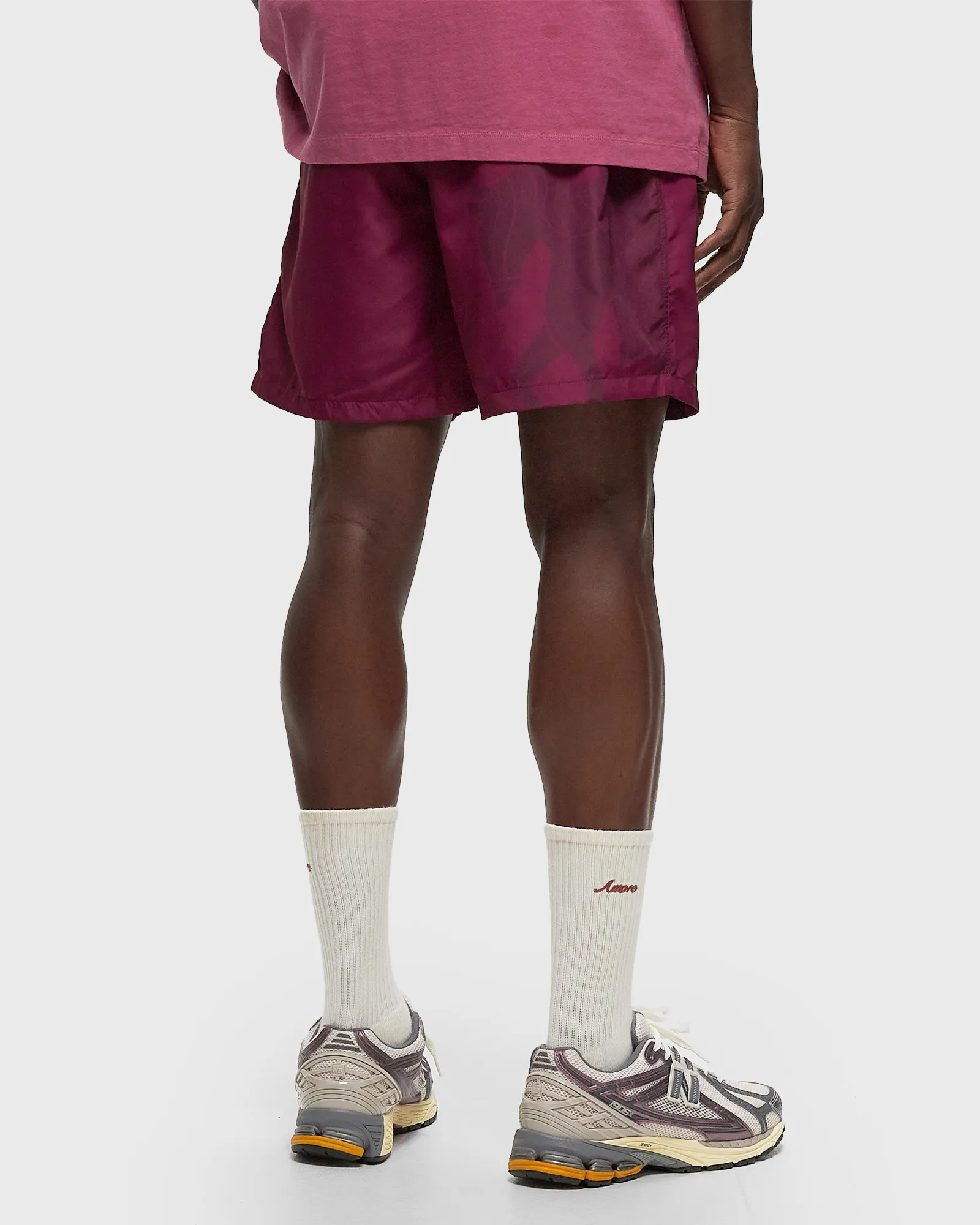 By Parra short horse shorts tyrian purple