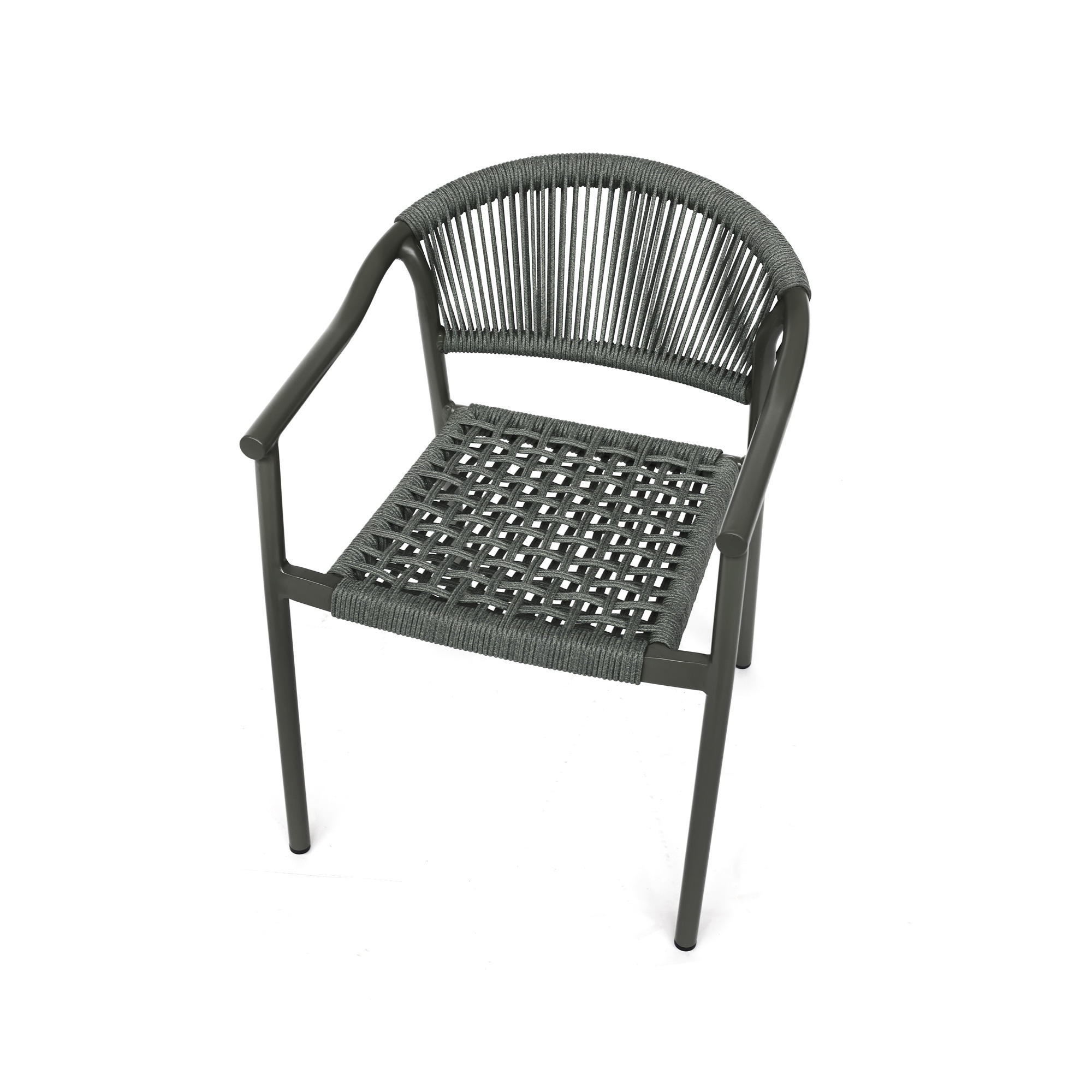 Armsessel 'Clerque' grau, stapelbar, B 56 cm, H 77 cm, L 60 cm günstig bestellen