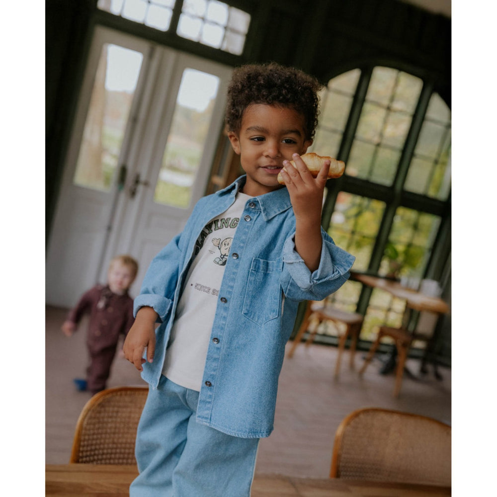 Køb Fliink Medium Denim Blue Donny Bluse