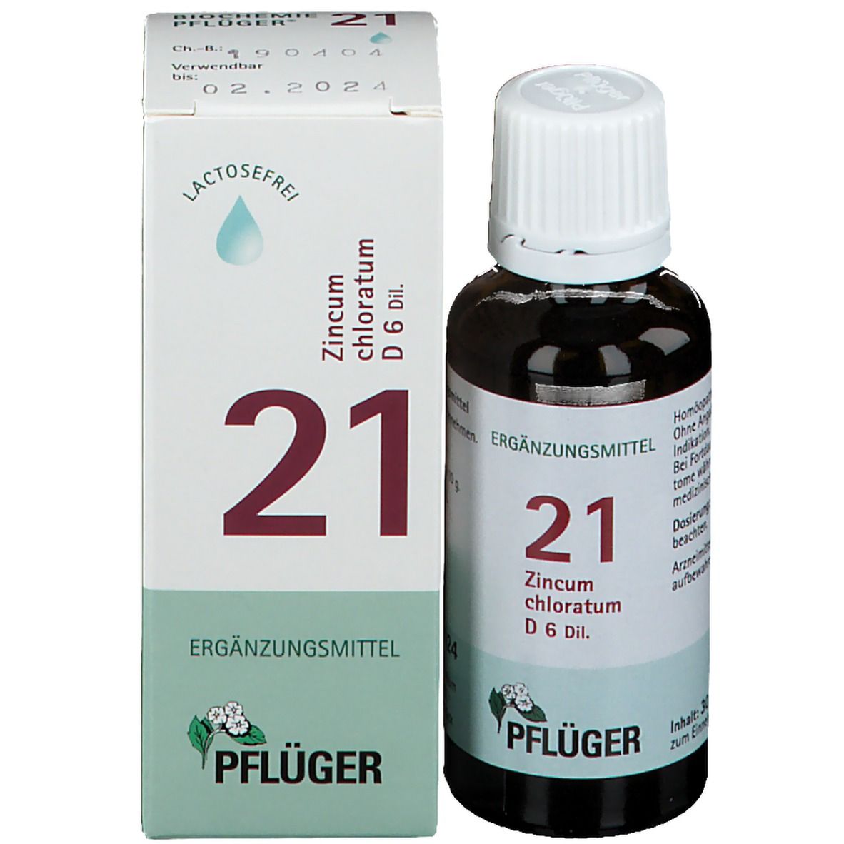 Biochemie Pflüger® 21 Zincum chloratum D 6