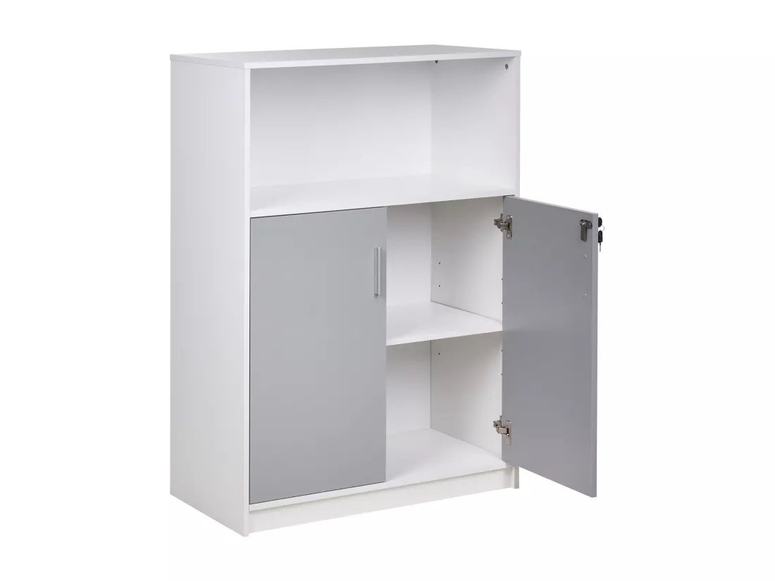 Meuble de rangement ZEHNA Gris clair