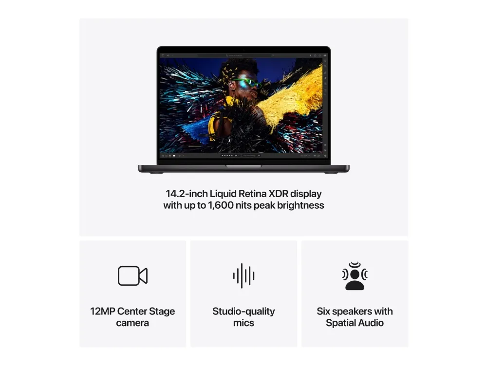 Apple MacBook Pro - M4 - Apple M4 10-core - 16 GB RAM - 1 TB SSD - 14.2