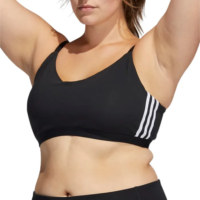 Adidas All Me Branded 3-stripes Sportbeha Dames (plus size)