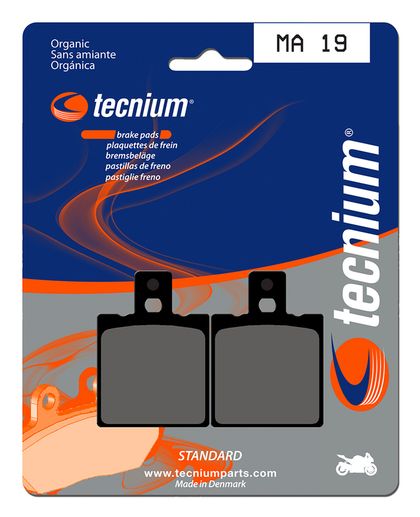 Plaquettes de freins Tecnium route organique - MA19