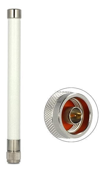DeLOCK WLAN antenna, N male, 4.5-7.0 dBi, 802.11a/b/g/n/ac, white