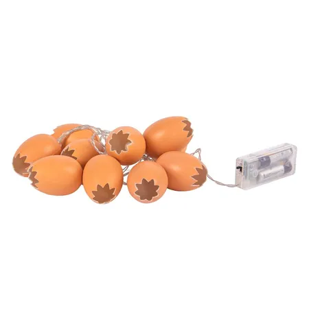 Idena Lichterkette Ostern Ostern 10LED 4x4,5cm