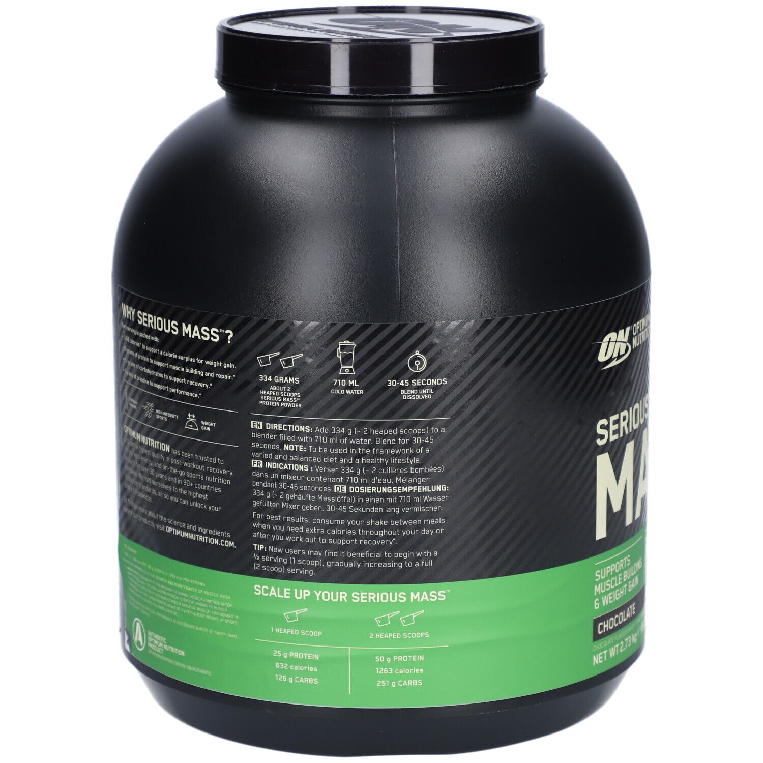 OPTIMUM NUTRITION SERIOUS MASS CHOCOLATE
