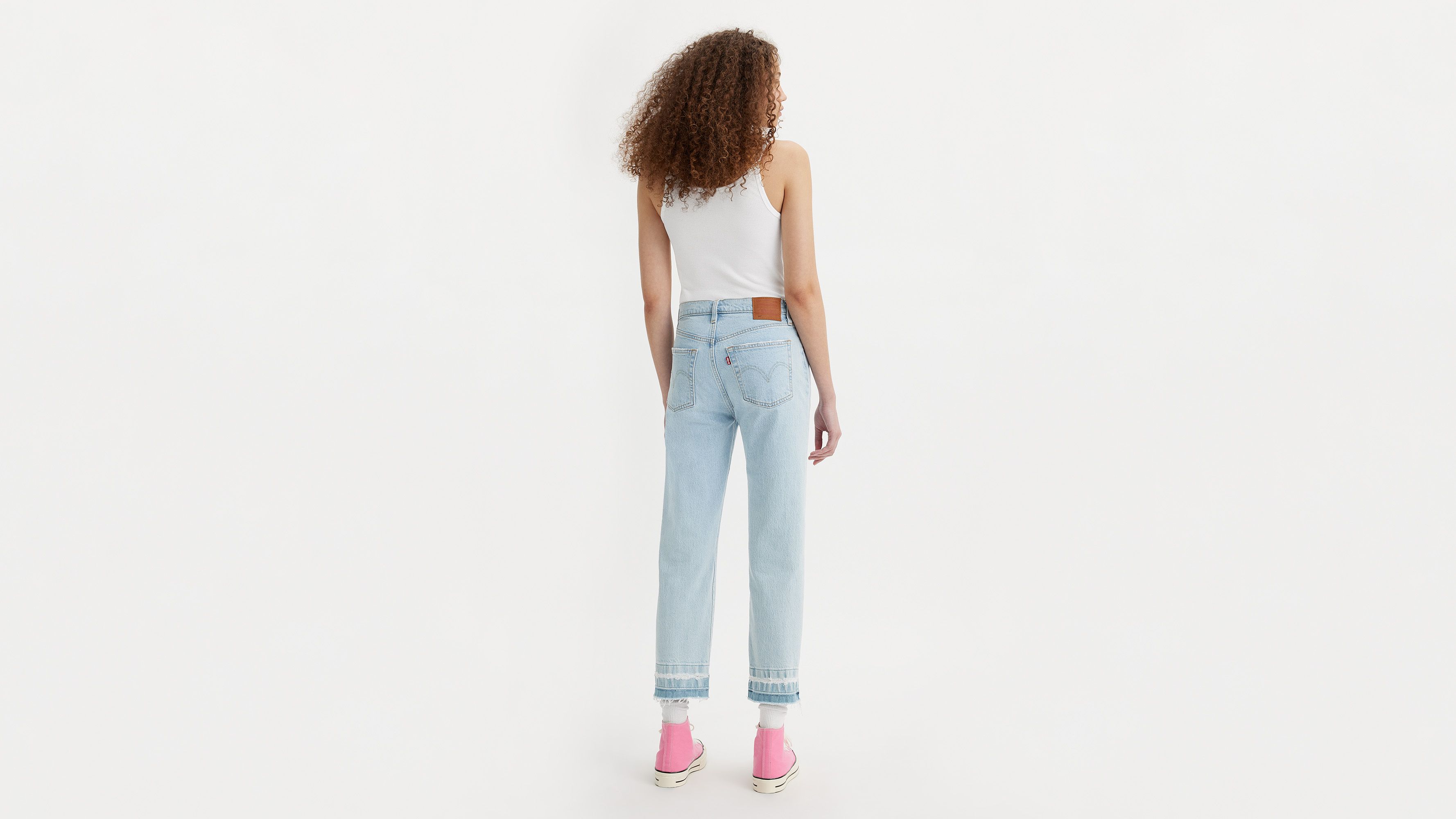 Jean 501® crop - Flat Earth - Bleu