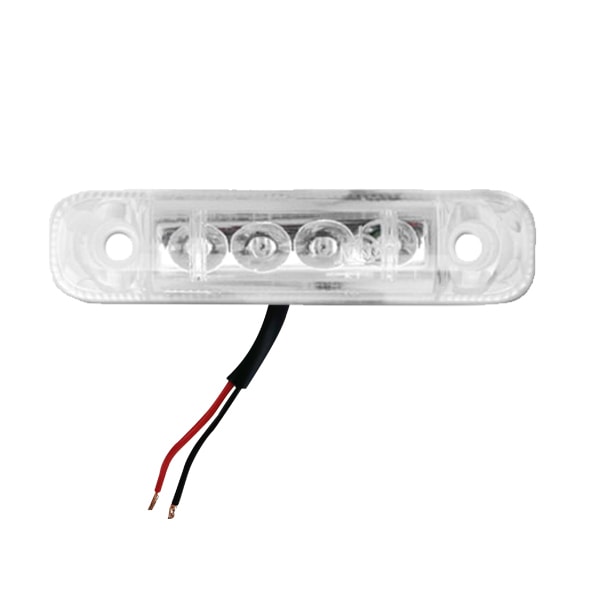 Feu de position avant à led JOKON blanc 65x16x15 mm