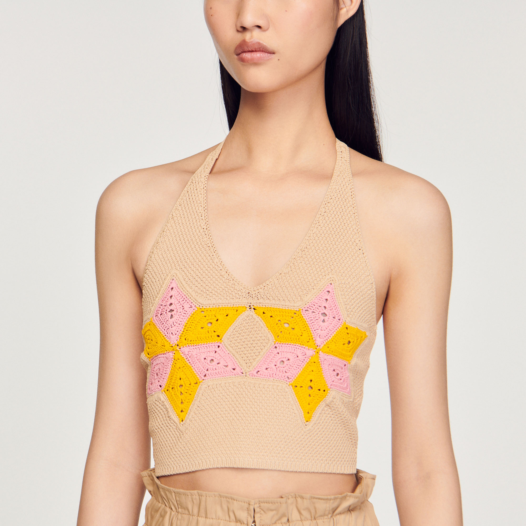 Top court en crochet