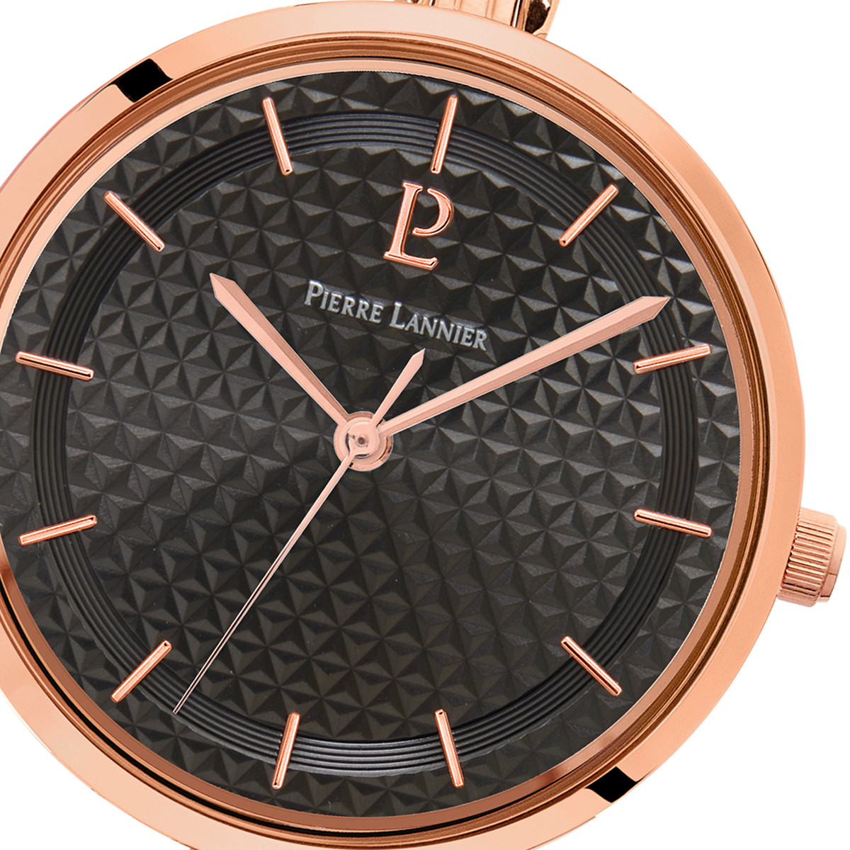 Montre PIERRE LANNIER pretty femme bracelet acier doré rose