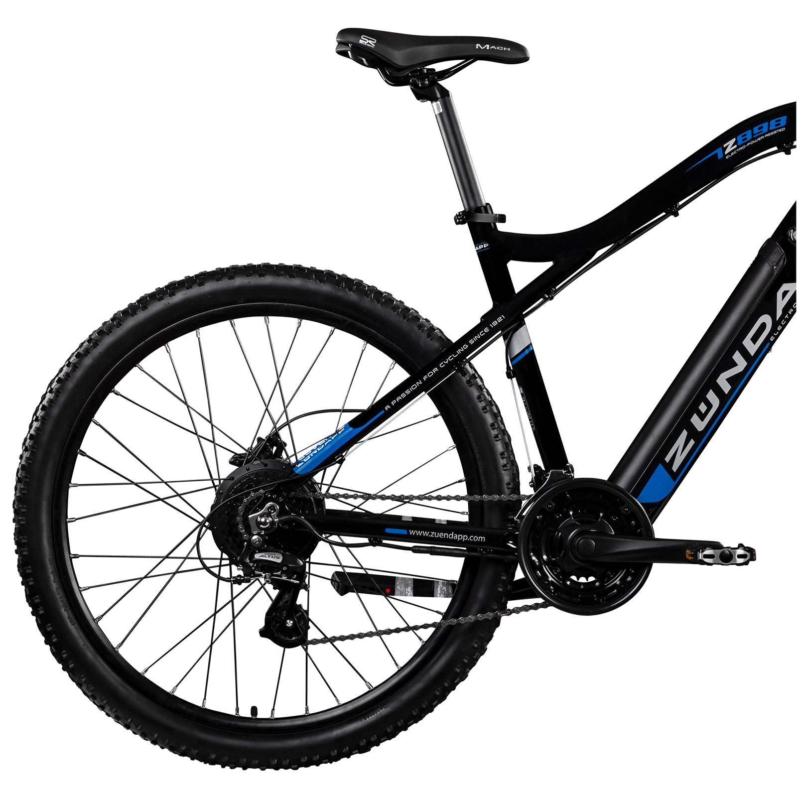 ZÜNDAPP E-Mountainbike Z898 - schwarz-blau - 27,5