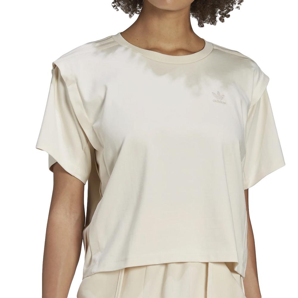 Adidas T-shirt Beige Femme Adidas CLEAN