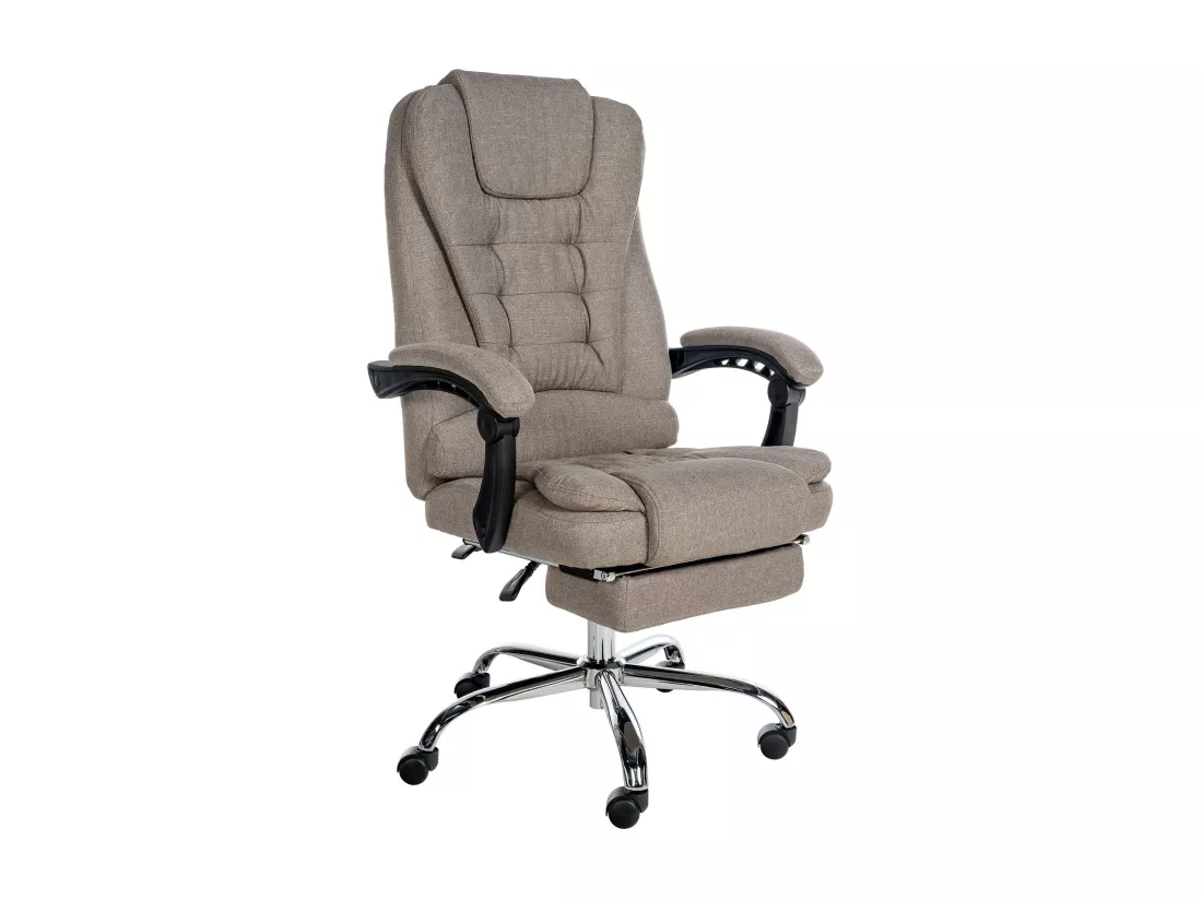 Chaise de bureau - Tissu - Taupe - Oxygen