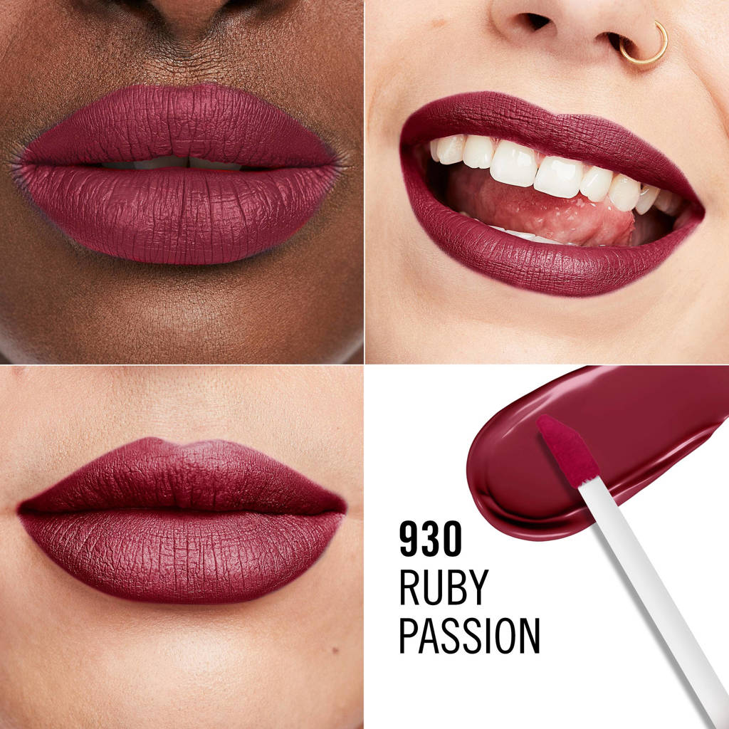 TopLasting Mega Matte Liquid Lip lipgloss - 930 Ruby Passion