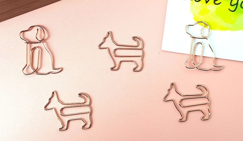 WarmFire - Set van 20: Hondenpaperclip (verschillende ontwerpen)