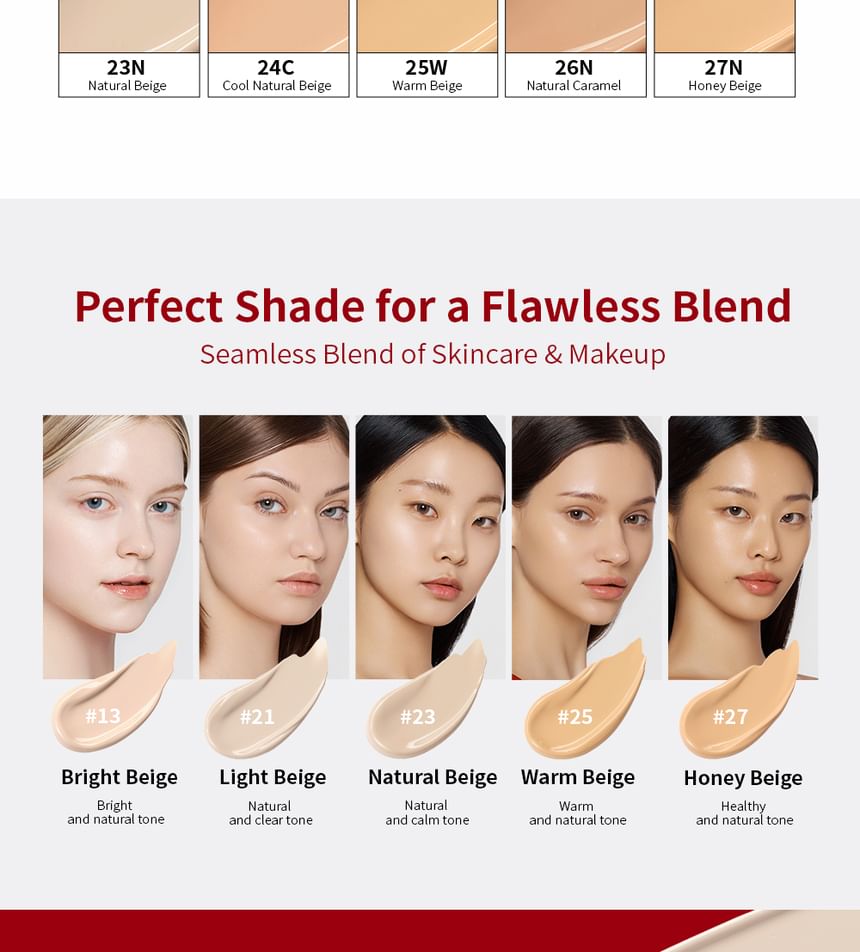 MISSHA - M Perfect Cover BB Cream Mini - 5 kleuren