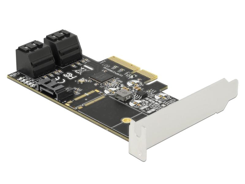 Delock SATA-Controller 5 Port SATA Kontroller PCI-Express-x Delock 5 Port SATA PCI Express x4 Karte – Low Profile Formfaktor