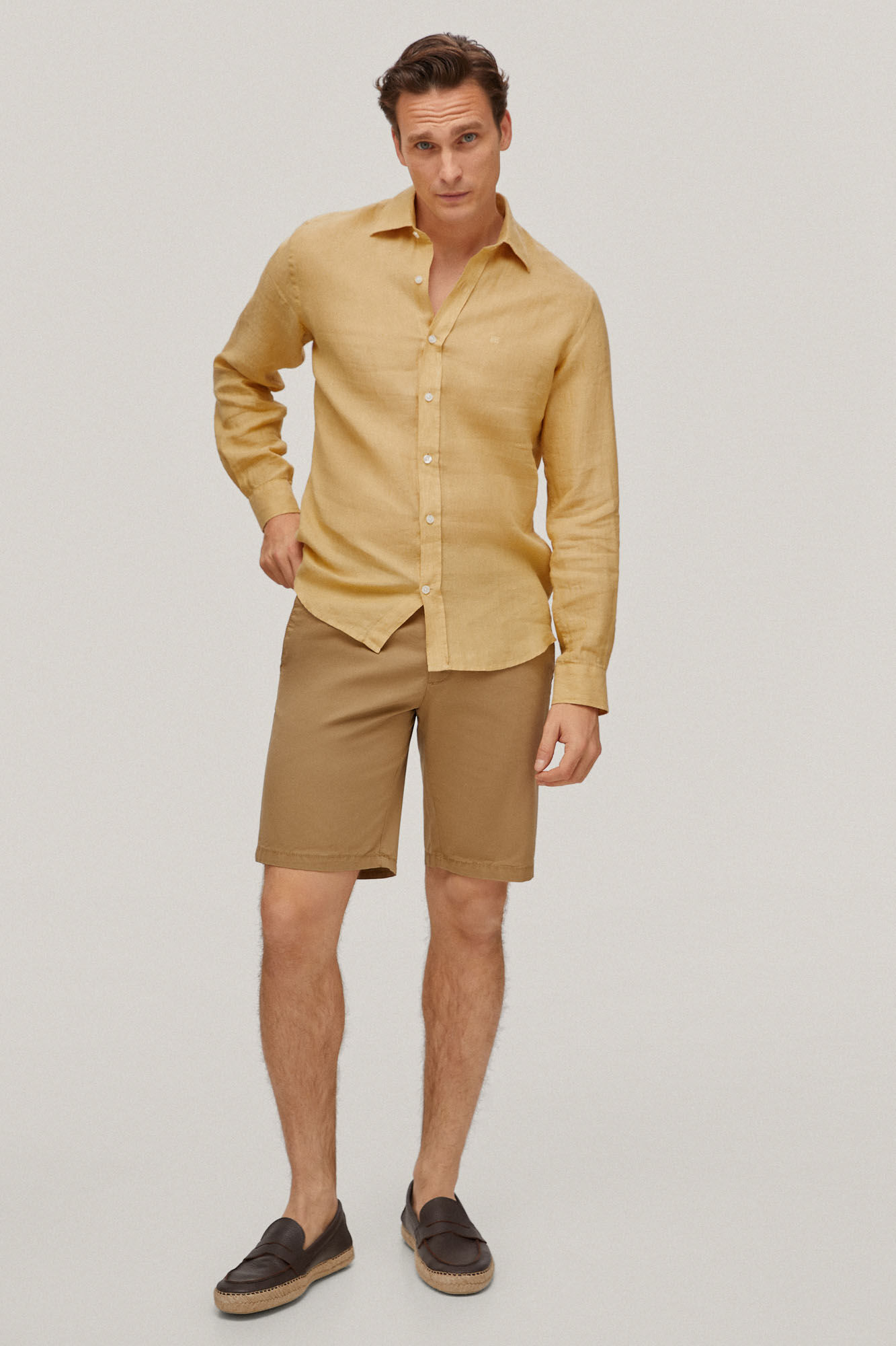 Bermuda Chino Premium Flex - Bege