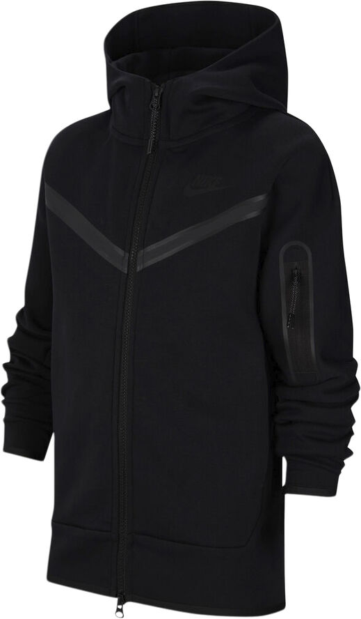 Nike Sportswear Tech Fleece Haettetroje Sort