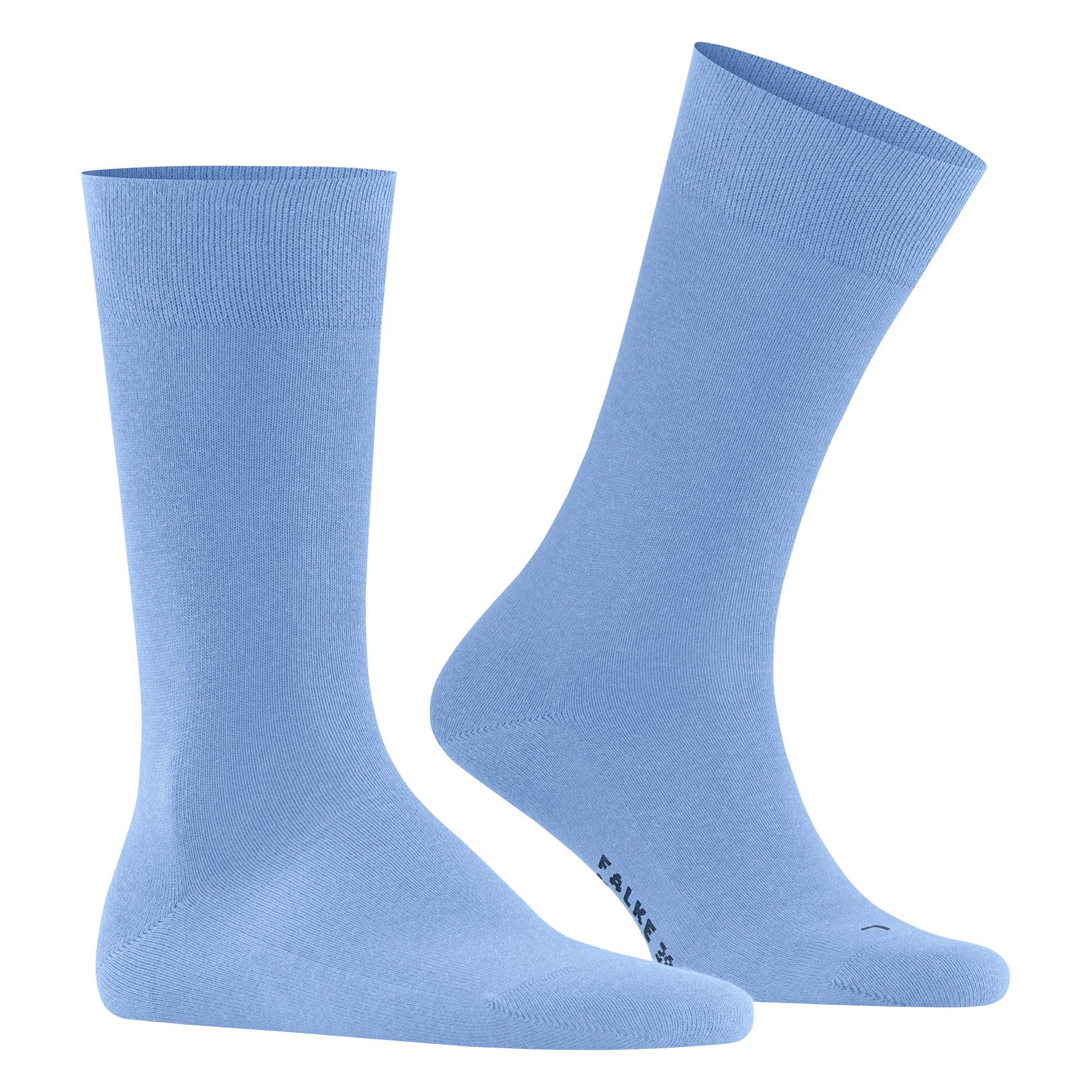 Chaussettes hautes en coton mélangé | Bleu