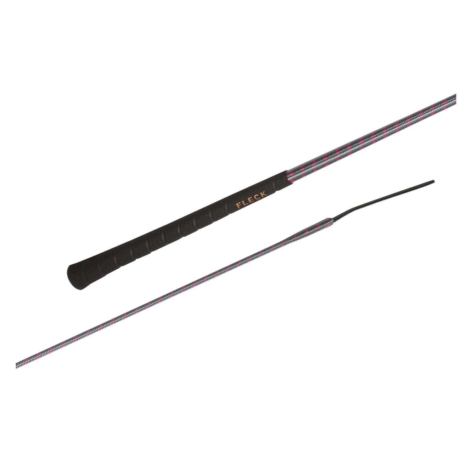 FLECK Dressurgerte in 2-Farb-Optik  - grau/pink