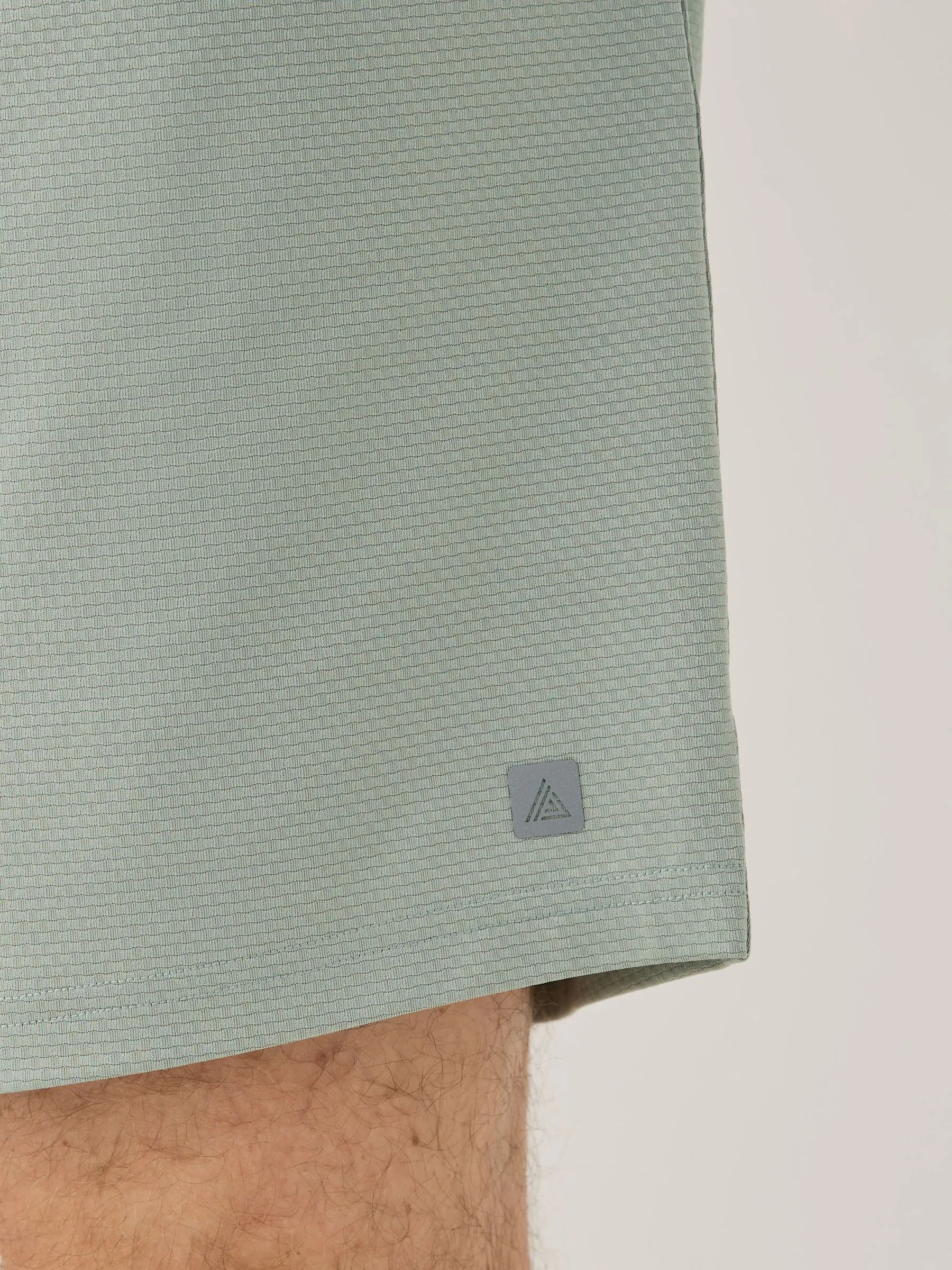 Grijs-groen - Active Gym Textured Training Shorts