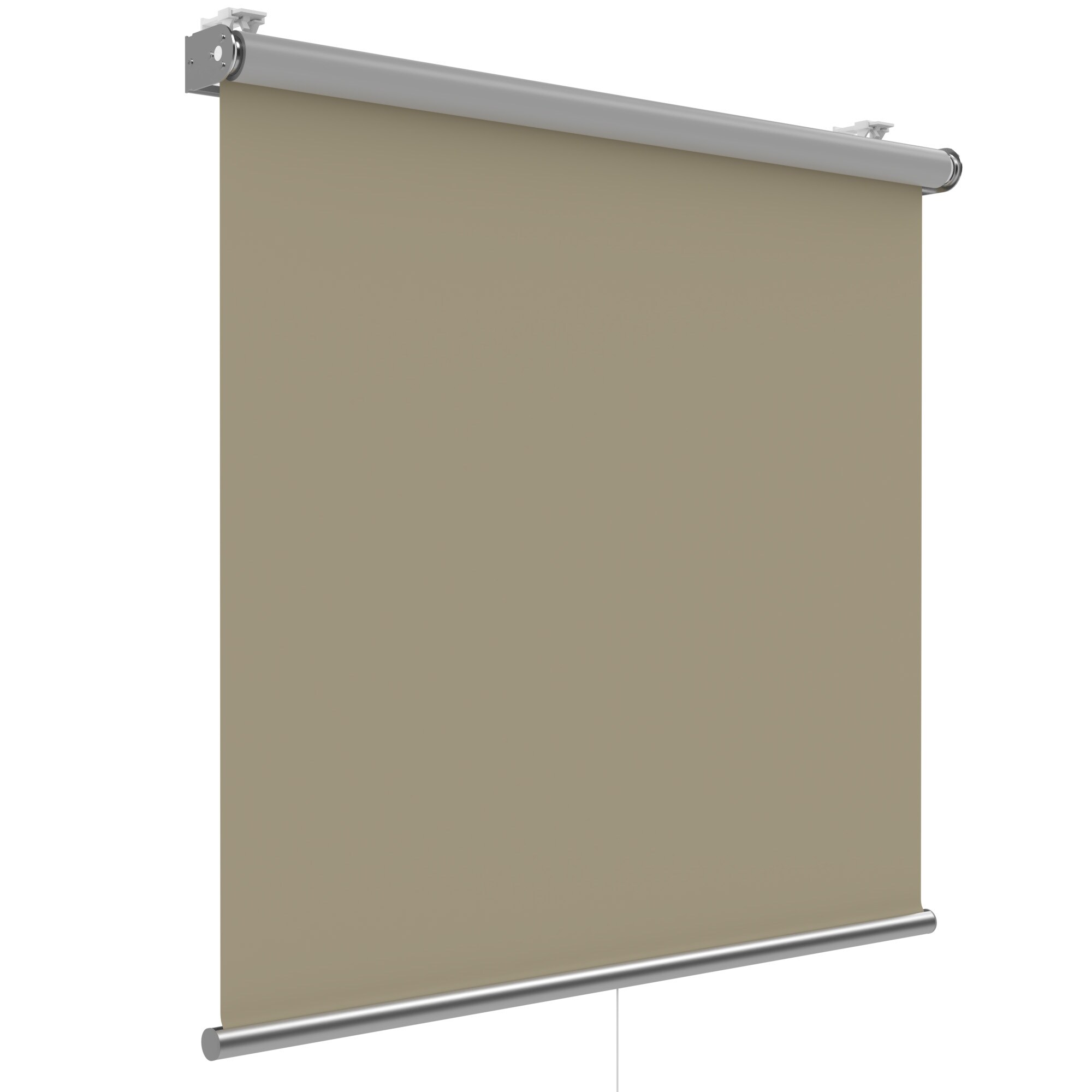 HOMELUX Verdunkelungsrollo Klemmfix ohne Bohren - Verdunklungsrollo Fensterrollo Rollo Seitenzugrollo Klemmrollo für Fenster & Tür | Creme 50 x 150 cm