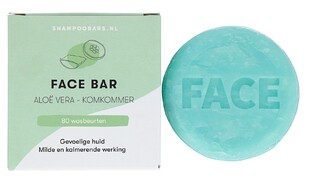 Shampoo Bars Facewash Bar Aloë Vera en Komkommer 60GR