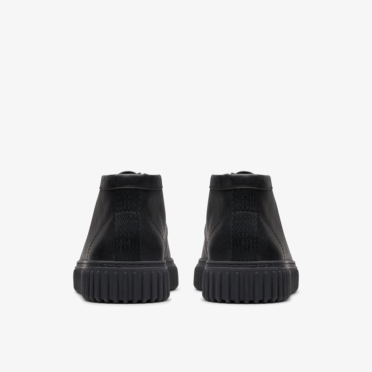 Clarks Torhill Hi black leather