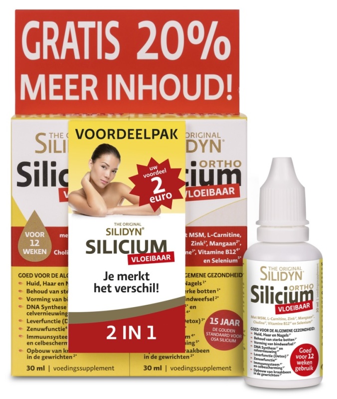 Silidyn Silicium Druppels Voordeelpakket 2x30ml