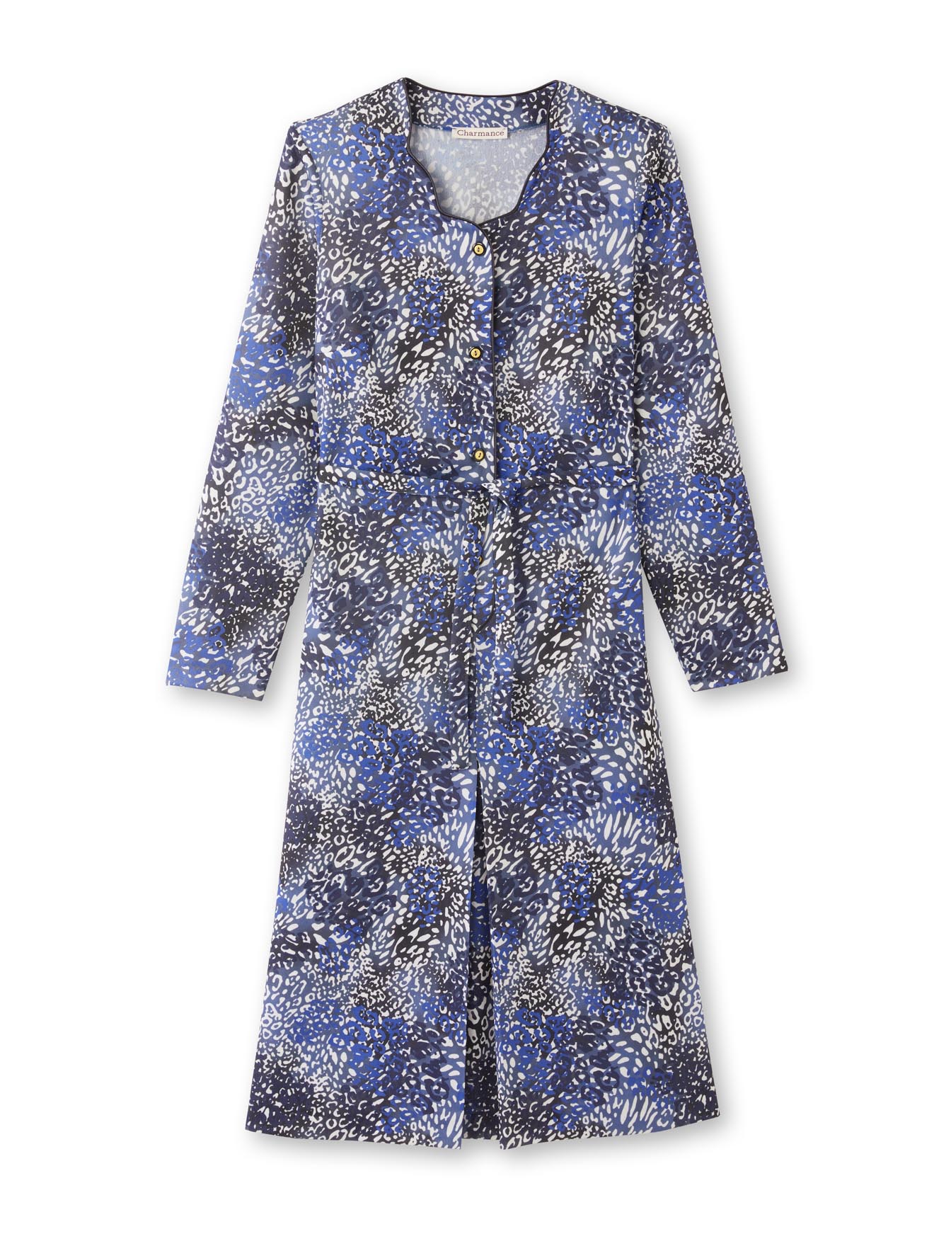 Robe classique, maille crêpe