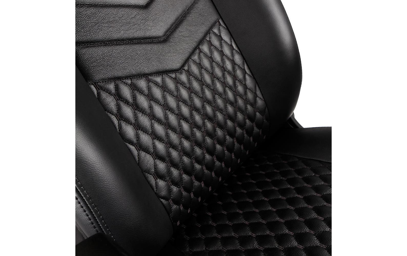 Gaming-Stuhl ICON Echtleder Schwarz<br>Echtleder-Computersessel