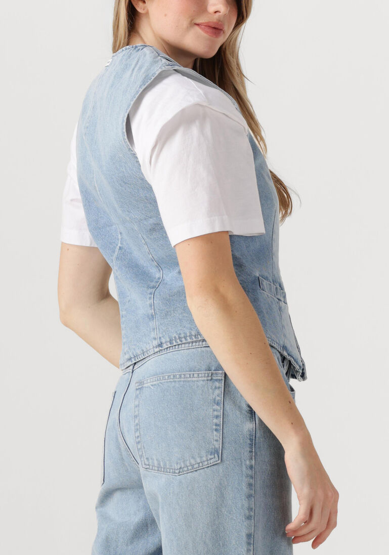 lichtblauwe penn & ink gilet waistcoat
