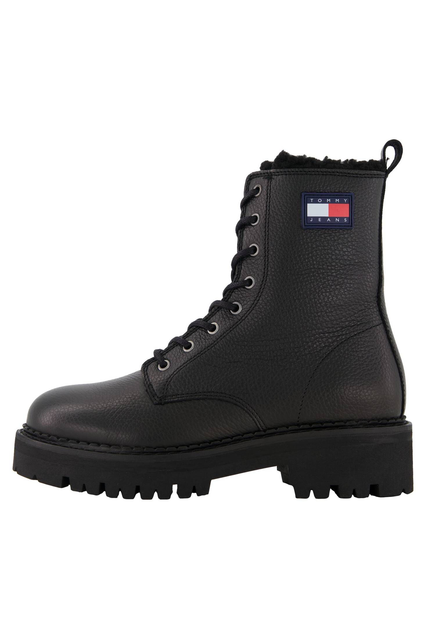 Tommy Hilfiger| Damen Schnürboots TJW URBAN BOOT TUMBLED LTR WL